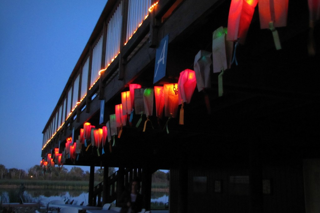 lanterns at wedding