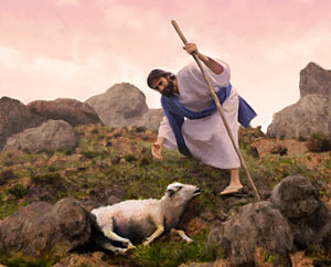 jesus and the lamb