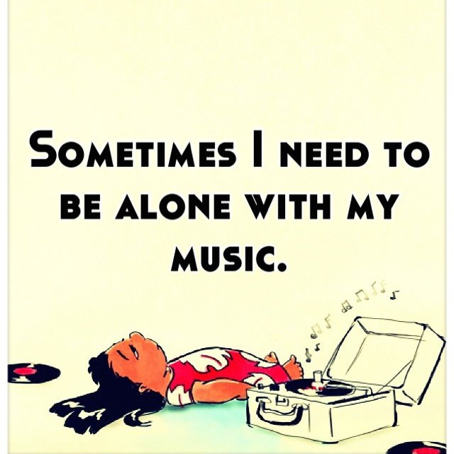 alone with my music